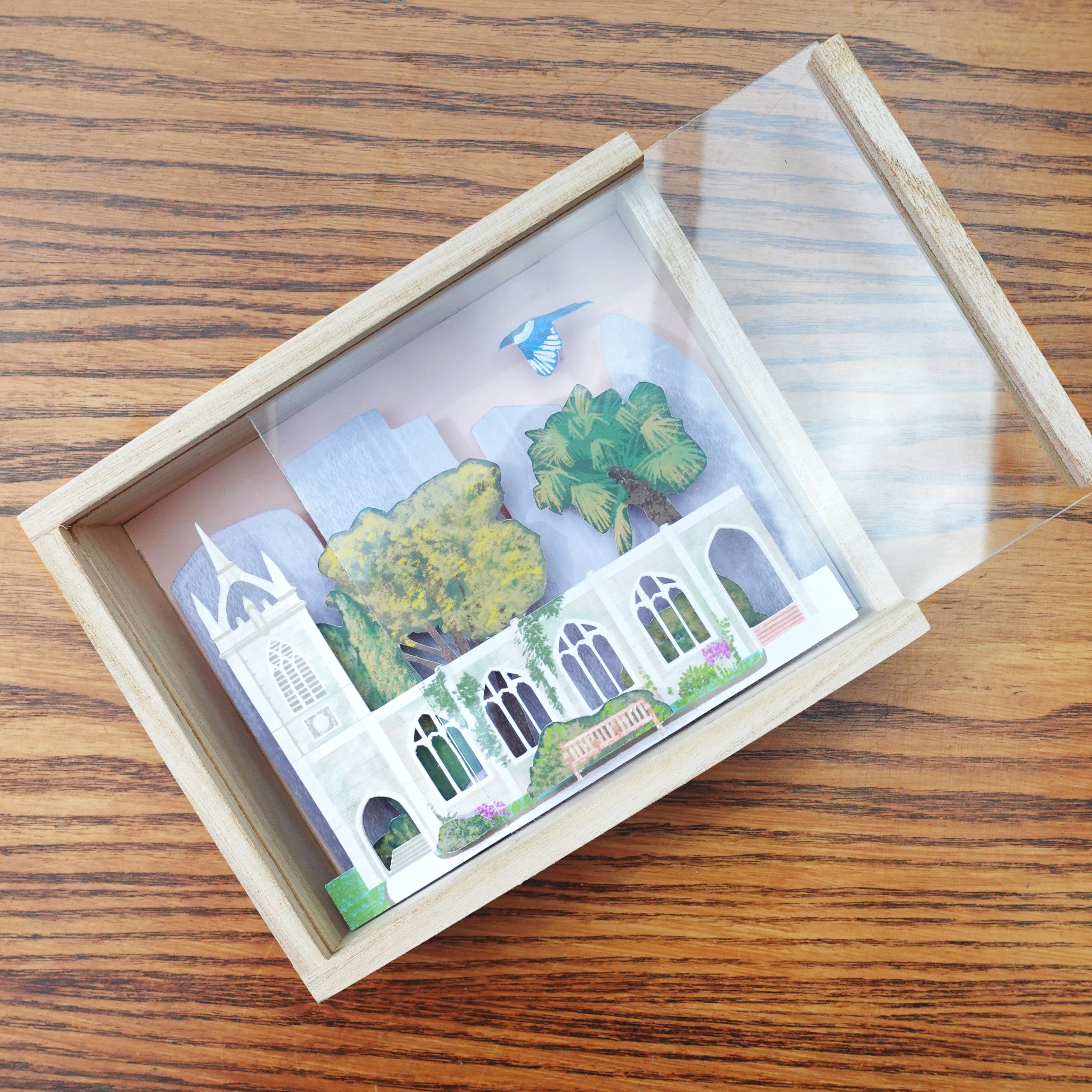 St Dunstan in the East Church Garden Diorama