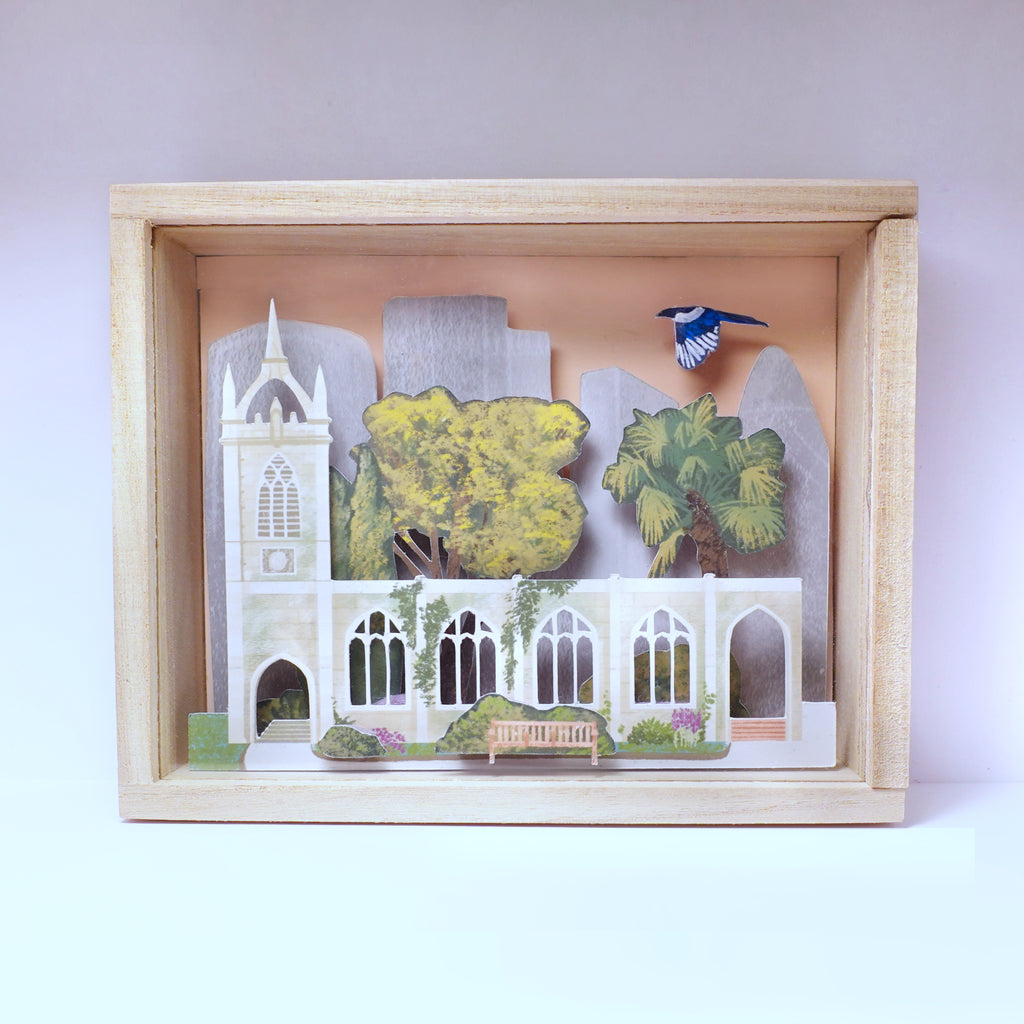 St Dunstan in the East Church Garden Diorama
