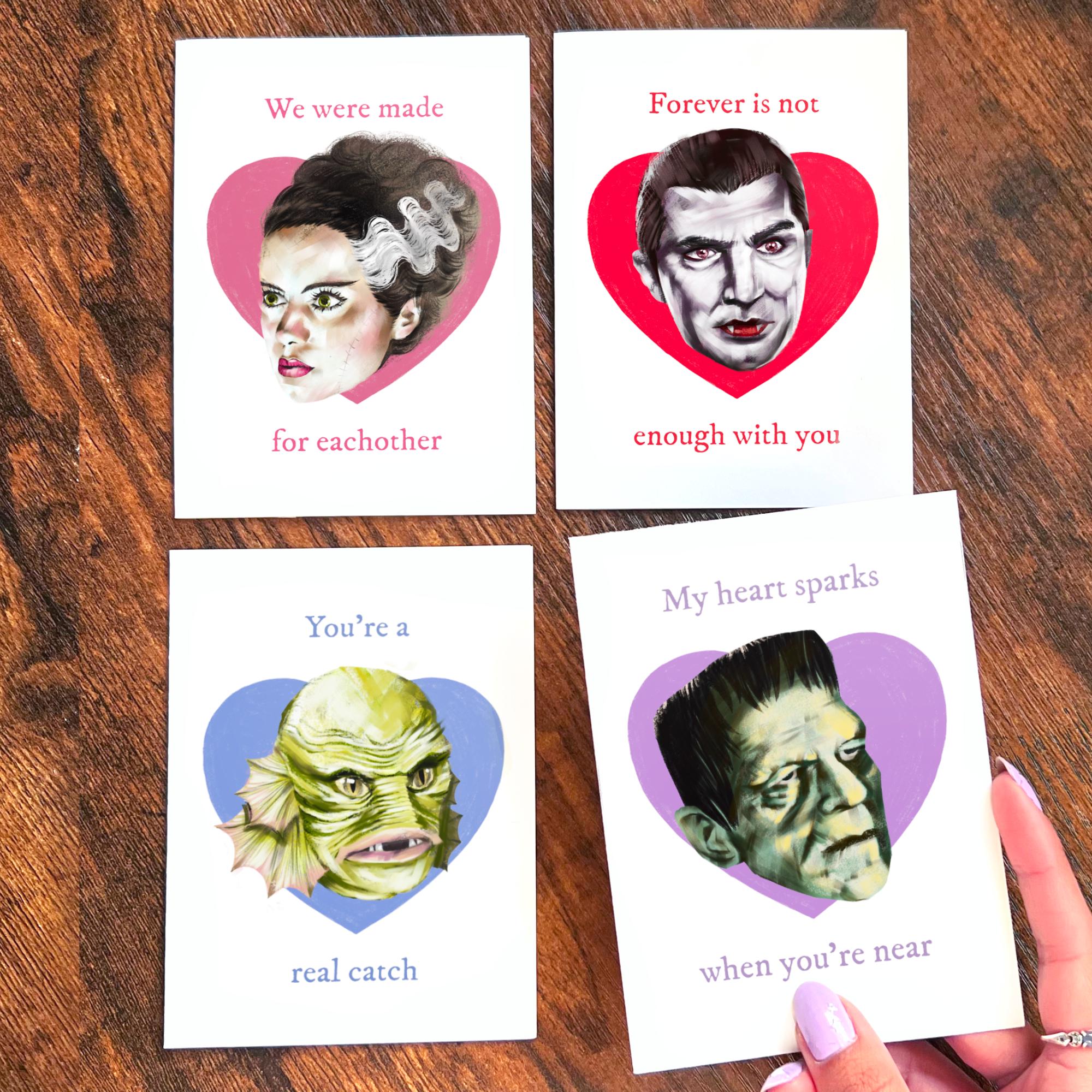 Vintage Horror Film Card Bundle