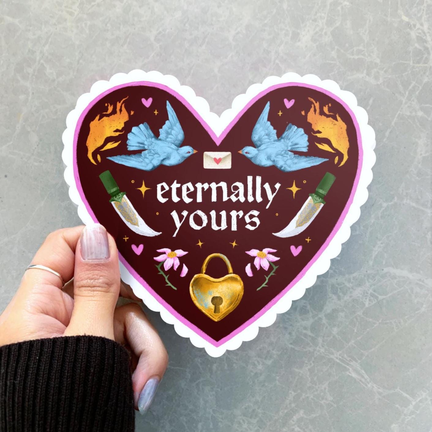 Eternally Yours | Heart-shape card