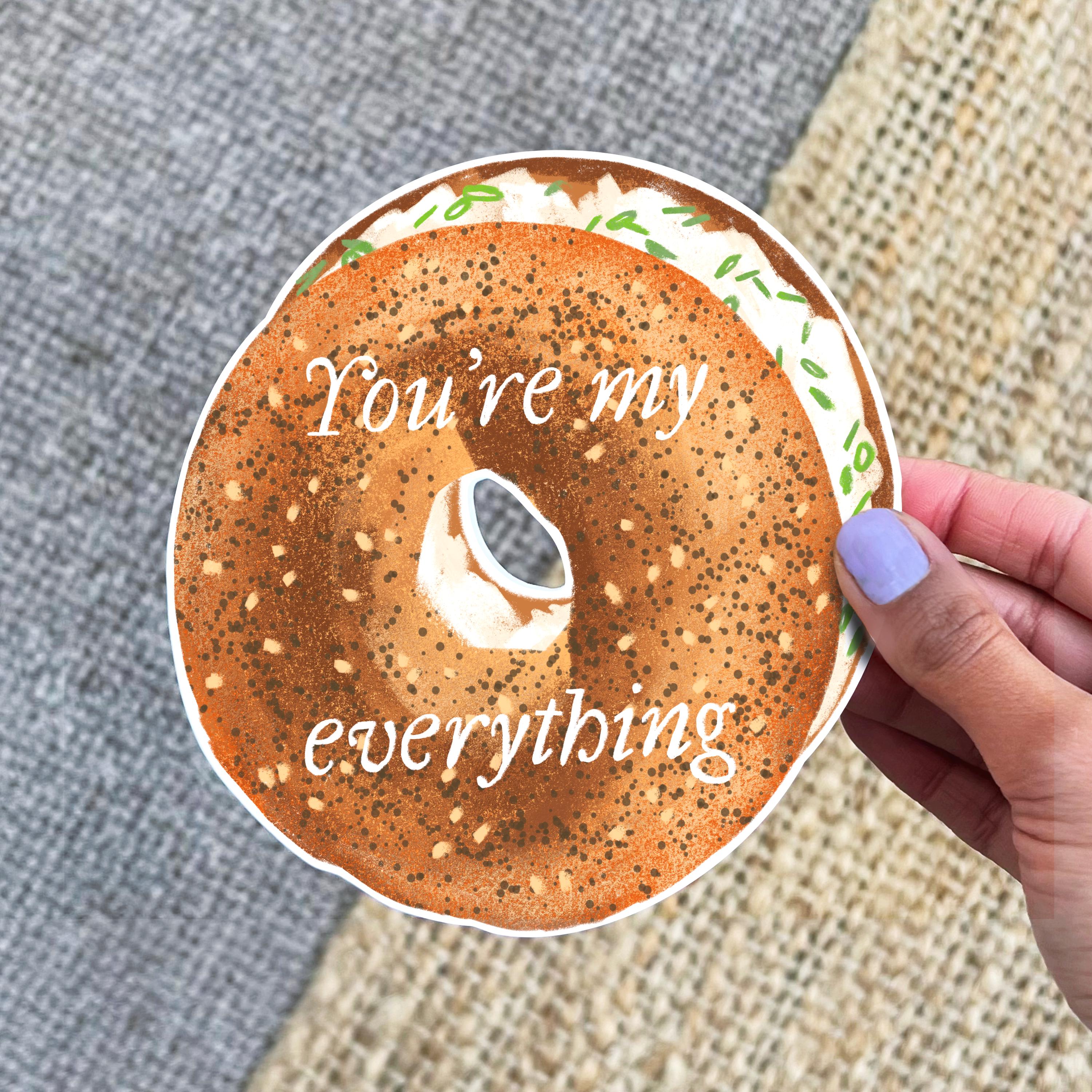 You're my everything | Bagel-shape card