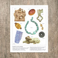 Ancient good luck charms | Print